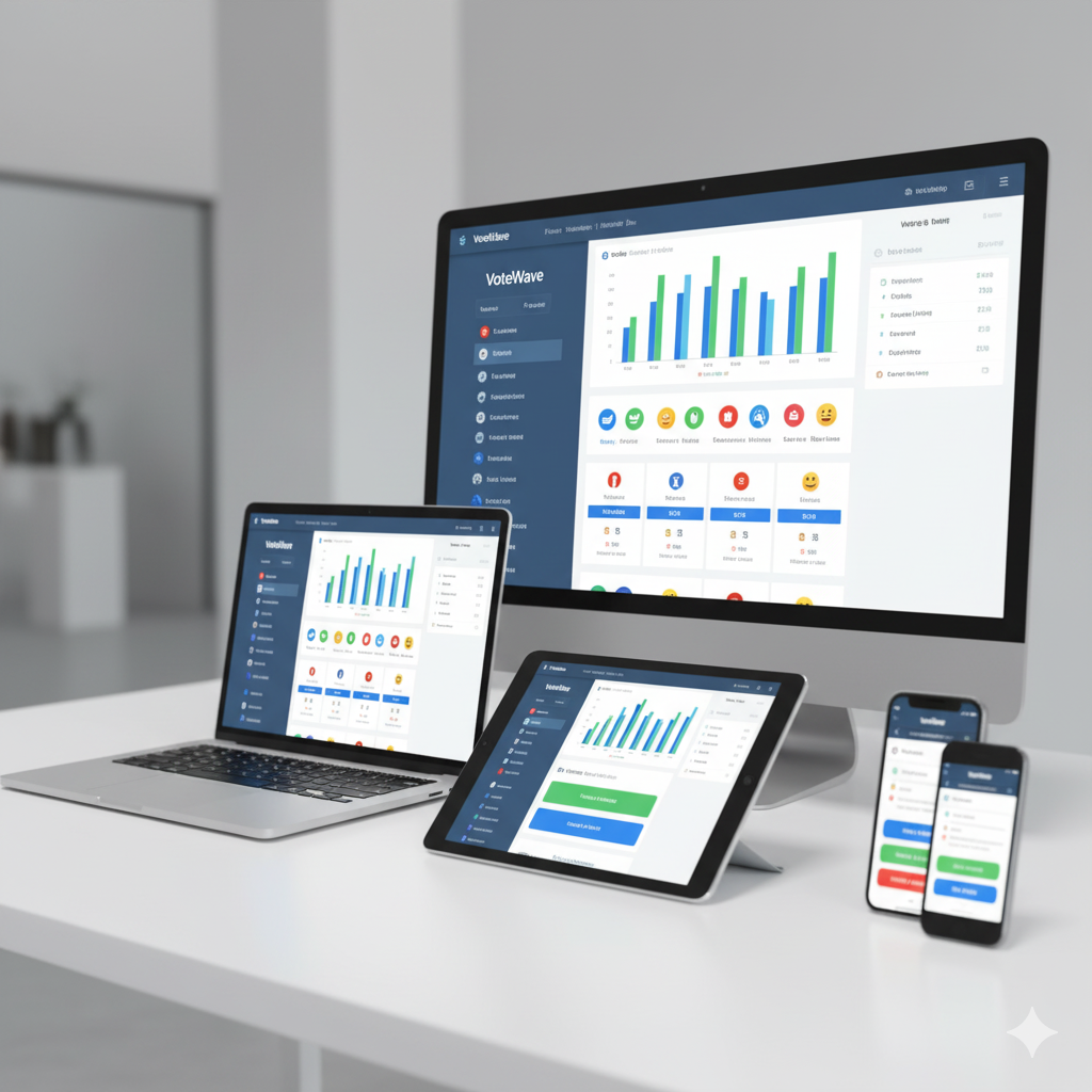 VoteWave auf allen Geräten